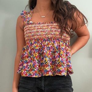 Urban Outfitters Floral Tank Top